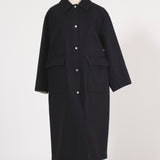 Melton Wool Long Coat