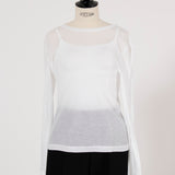 Cotton Sheer Long Tee