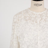 Lace Jacquard Blouse