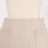 Pocket Wool Mini Skirt