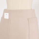 Pocket Wool Mini Skirt