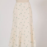Fukure Embroidered Flare Skirt
