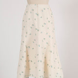 Fukure Embroidered Flare Skirt