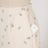 Fukure Embroidered Flare Skirt
