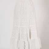 Flocky Lace Skirt