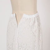 Flocky Lace Skirt