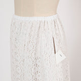 Flocky Lace Skirt