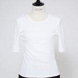 (yori) Shoulder Pad Half Sleeve Tee