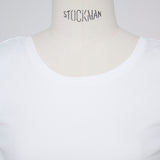 (yori) Shoulder Pad Half Sleeve Tee