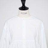 Bi-Color Gathered Blouse