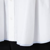 Bi-Color Gathered Blouse
