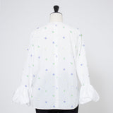 (yori) Blossom Balloon Cuff Blouse