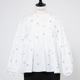(yori) Blossom Gather Puff Blouse