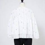(yori) Blossom Gather Puff Blouse