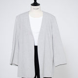 (yori) Dry Oxford Ribbon Sleeve Jacket