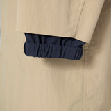 (yori) Hooded Single Long Coat