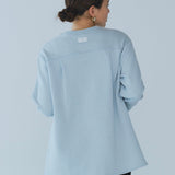 Basic French Terry Rounded Hem T-shirt