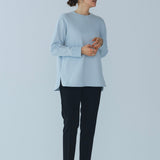 Basic French Terry Rounded Hem T-shirt