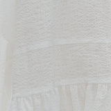 Flat Collar Sheer Blouse