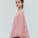 Hem Flare Blouse
