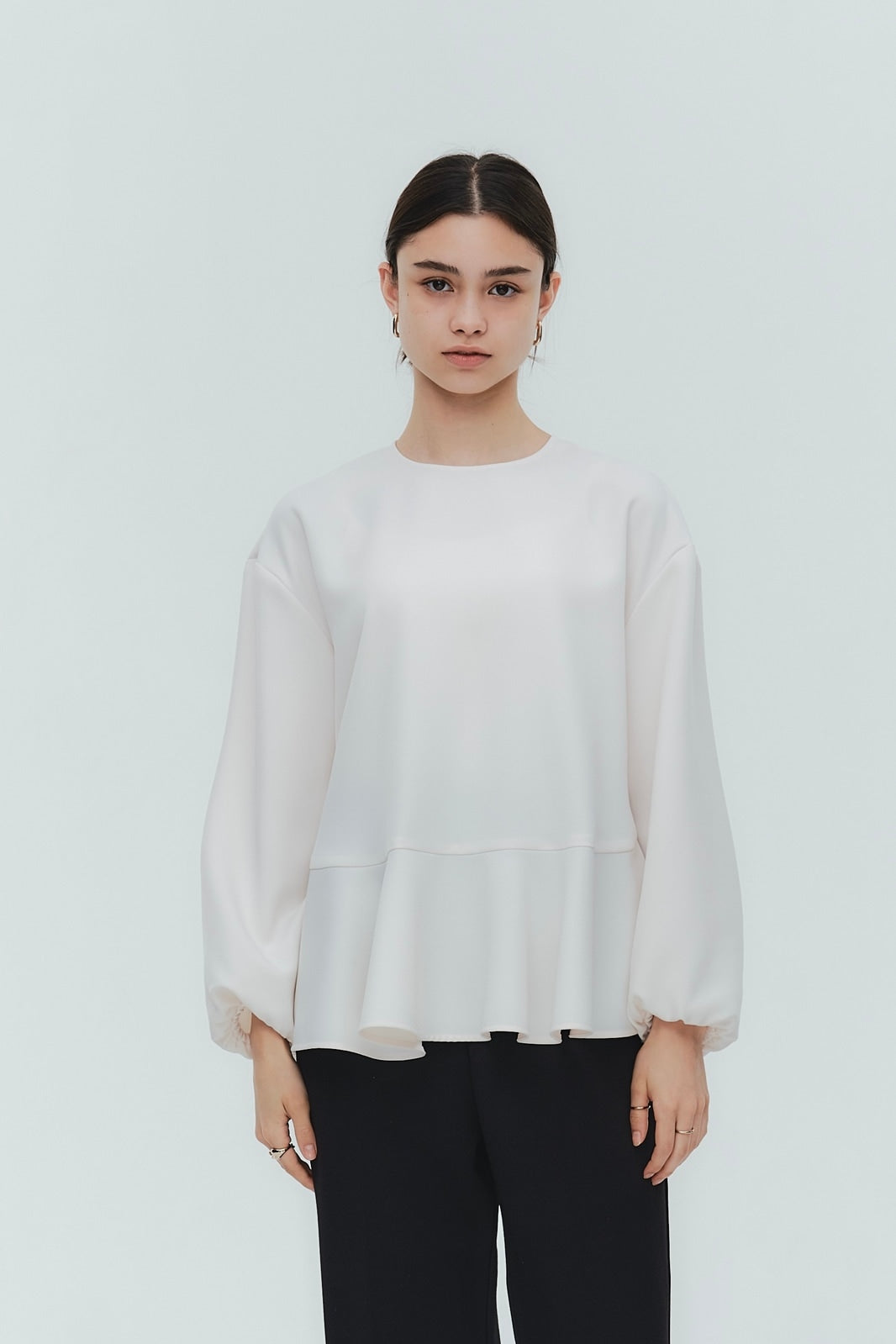 Hem Flare Blouse