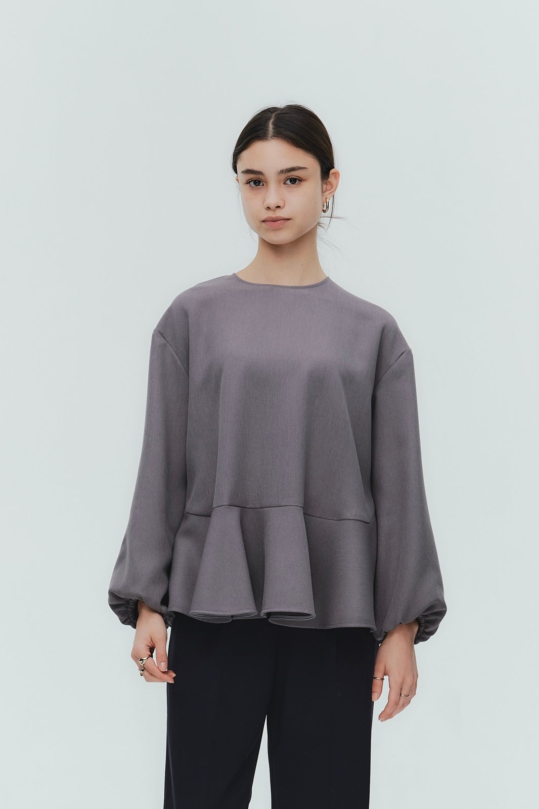 Hem Flare Blouse