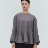 Hem Flare Blouse