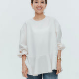 Hem Flare Blouse