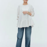 Hem Flare Blouse