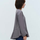 Hem Flare Blouse
