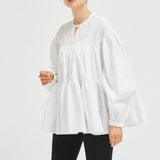 Volume Gathered Blouse