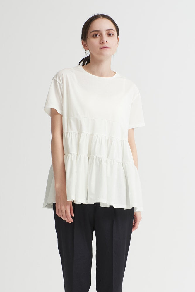 Asymmetrical Tiered Half Sleeve