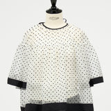 Dot Organza Blouse