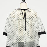 Dot Organza Blouse