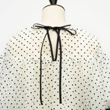 Dot Organza Blouse