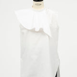 Drape Collar Blouse