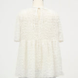 柔軟流蘇緹花上衣