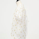 Ranunculus Back Ribbon Blouse
