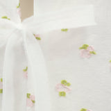 Ranunculus Back Ribbon Blouse