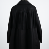 Melton Fringe Flare Coat