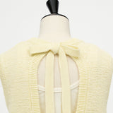Tape Yarn Back Open Knit