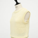 Tape Yarn Back Open Knit