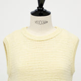 Tape Yarn Back Open Knit