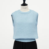 Tape Yarn Back Open Knit