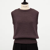 Tape Yarn Back Open Knit